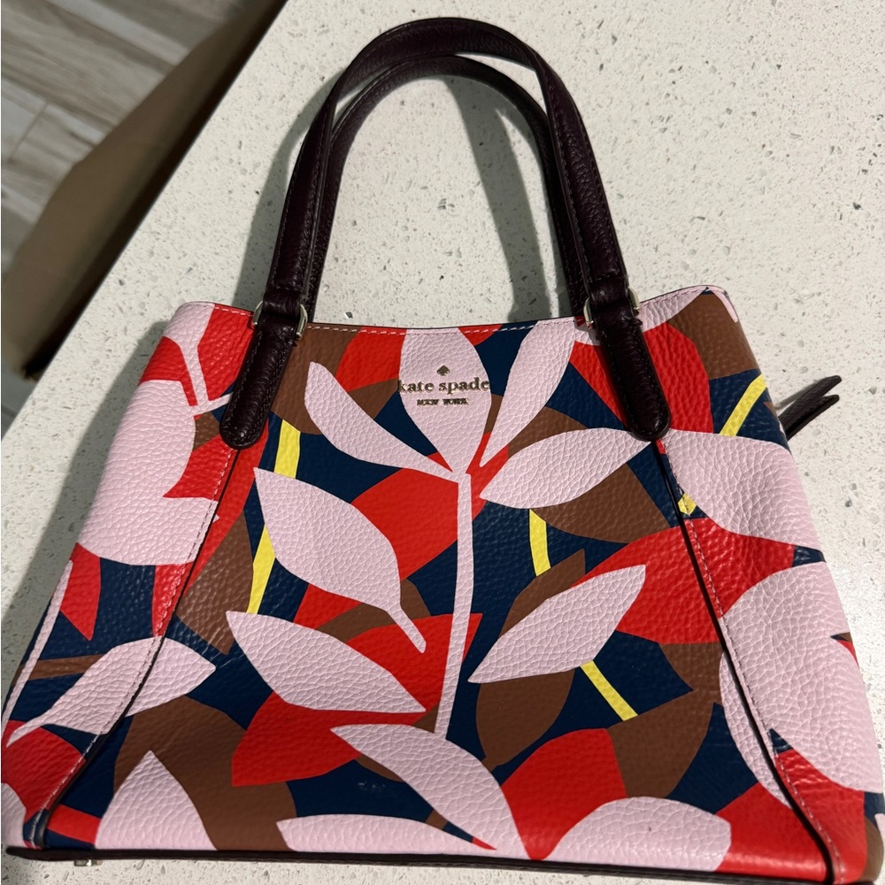 Kate Spade Women's Multicolor Leaf Print Bag